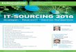 IT-SOURCING 2016 - Frieder Gamm · • Taktik in der Verhandlung umzusetzenCompanies are wrestling with the complexity of multi-sourced, globally delivered, IT services ... Head of