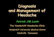 Diagnosis and Management of Headache - mc.vanderbilt.edu · Headaches Primary • Migraine • Cluster (TACs) • Primary stabbing headache (Ice pick-like headache) • Tension headache