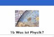 1b Was ist Physik? - Universität Rostockweb.physik.uni-rostock.de/cluster/lehre/P4LA1/WS20xx/WS2007-ppt2pdf/01... · Das Discovery Disaster 27 April 1981 Richard Feynman 1918-1988