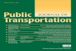 Journal of Public Transportation · The Journal of Public Transportation is a quarterly, international journal containing original research and case studies associated with various