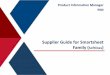 Supplier Guide for Smartsheet Family (Softlines 9.1 How To Create a... · have a red line on the folder Highlight item, then click okay, leading you back to the homepage. 9 Create