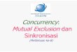 Concurrency: Mutual Exclusion dandan Sinkronisasi Sinkronisasi Operasi/20100930 #2. Concurrency (1)