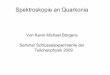 Spektroskopie an Quarkonia - physi.uni-heidelberg.defschney/Seminar.SS09/QuarkoniumS... · Quarkonia Gebundene Zustände von Quark-Antiquark Spektroskopie Charmonium, Bottonium Lebensdauer