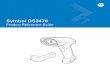 Symbol DS3478 Scanner Product Reference Guide 72E-72109-04 ... · code and keyboard from Keyboard Wedge section, add Code 128 Lengths and Post US4 options, change UCC/EAN-128 code