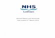 Annual Report and Accounts - org.nhslothian.scot · inherent risk of “hitting the target but missing the point”. Part of the duty of Best Value is “ to make arrangements Part