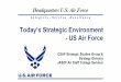 PowerPoint プレゼンテーション - mod.go.jp · Introduction U.S. AIR FORCE The American Lens The global security environment is the "most unpredictable I have seen in 40 years