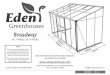 LEAN-TO WITH LANGUAGES 30-03-16 - images.obi.de · Broadway Eden Greenhouses Customer Helpline +44 (0)1242 676625 1 Dear Customer, Congratulations on purchasing your new Eden greenhouse