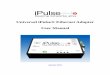 Universal iPulse® Ethernet Adapter User Manual - VideogeniX · Web Browser Configuration 16 Login Setting 16 Login Setting Page Field Description 17 Parameter Setting Page 17 Controller