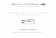 machining platinum rings do’s and don’ts - Johnson Mattheyts.pdf · Machining Platinum Rings - Do’s and Don’ts Daniel M. Peterson Production Manager – Johnson Matthey Inc