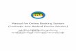 Manual for Online Booking System (Cosmetic And Medical ...onlineservices.fda.gov.mm/pdf/Maual for Online Booking System (Cosmetic... · ထားမယ္ ပ ္သည့္ᠱြင