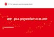Møte i ph.d.-programrådet 31.01 - mn.uio.no · Premises •PhD is researcher education and training •PhD candidates are an important and flexible work force for faculty members