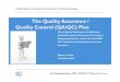 The Quality Assurance / Quality Control (QA/QC) Plan · The Quality Assurance / Quality Control (QA/QC) Plan Africa Regional Workshop on the Building of Sustainable National Greenhouse