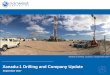 Xanadu-1 Drilling and Company Update - Tamarind Resources · Xanadu-1 Drilling and Company Update September 2017 Xanadu-1 Drilling Location, 2 September 2017. 2 Corporate Snapshot