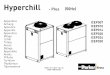 Hyperchill - Plus (50Hz) · Versione condensato ad aria (ventilatori as-siali) Version mit Luftkondensation (Axialventila-toren) ... Model uden pumpe Opção sem bomba Optie geen