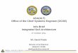 ASA(ALT) Office of the Chief Systems Engineer (OCSE) Info ... · ASA(ALT) Office of the Chief Systems Engineer (OCSE) Info Brief Integrated SoS Architecture 27 October 2011 Mr. David