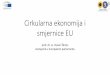 Cirkularna ekonomija i smjernice EU · Zašto cirkularna ekonomija? •živimo po principu „uzmi-koristi-baci” –linearna ekonomija •posljedice •neodrživo iscrpljivanje