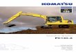 Escavatore idraulico PC130-8 - isarent.com filePotete fare totale afﬁ damento sugli 80 anni di esperienza di Komatsu e sul suo costante impegno teso a garantire Qualità e Afﬁ