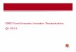 CIBC 2019 Q1 Investor Presentation - stockline.net filerequire CIBC to make assumptions, includin g the economic assumptions set out in the “CIBC Overview” section of this report,