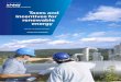 Taxes and incentives for renewable energy - assets.kpmg · major renewable energy companies continue to shift their focus away from developed economies and into Africa, Asia, and
