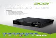 Klein, dezent, kraftvoll – Der X1240img.billiger.de/dynimg/_3ThftdzBFNDIJHBHktkN_t4H9rycHjeBa9LTdXG2... · Acer und das Acer-Logo sind eingetragene Warenzeichen der Acer Incorporated