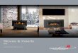 Stoves & Inserts - Napoleon Products · 4 Accommodates the smallest fireplace openings but still provides an impressive 400 sq. in. viewing area! Designer options include three sided