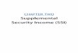 CHAPTER TWO Supplemental Security Income (SSI) · TChapter Two: SSI INTRODUCTION SSI Basics Supplemental Security Income (SSI), also known as Title XVI, is a federally financed needs-based