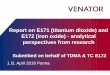 Report on E171 (titanium dioxide) and E172 (iron oxide ... 5... · Report on E171 (titanium dioxide) and E172 (iron oxide) - analytical perspectives from research 2 Five E171 grades