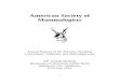 American Society of Mammalogists Reports.pdf · 1 American Society of Mammalogists Annual Reports of the Trustees, Standing Committees, Affiliates, and Ombudspersons 94th Annual Meeting