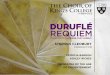 Duruflé: Requiem, Four motets, Messe 'Cum jubilo' · 22 TRACK LIST REQUIEM [Op. 9, 1961 version with small orchestra] – Maurice Duruflé Patricia Bardon mezzo-soprano, Orchestra