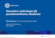 Vasculaire pathologie bij pseudoxanthoma elasticum - cvgk.nl Vasculaire pathologie bij pseudoxanthoma