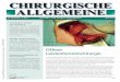 CHIRURGISCHE ALLGEMEINE - chirurgie-cottbus.com · CHIRURGISCHE ALLGEMEINE |13. Jahrgang 5. Heft ZEITUNG FÜR KLINIK UND PRAXIS Mai 2012 Eine Publikation des ostvertriebsstück P