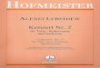 Concerto no2 - mosconsv.ru fileHOFMEISTER ALEXEJ LEBEDJEW Konzert Nr. 2 für Tuba / Baßposaune und Orchester Concerto No. 2 for Tuba / Bass Trombone and Orchestra Ausgabe für Tuba