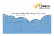 Amazon Web Services Overview - dst.lbl.gov · The “Living and Evolving” AWS Cloud !! Infrastructure building blocks Platform building blocks . Availability Zone #1 Auto Scaling