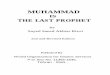 MUHAMMAD - World Organization For Islamic Services · MUHAMMAD Sayed Saeed Akhtar Rizvi 2nd and Revised Edition Published By By THE LAST PROPHET IS World Organization for Islamic