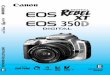INSTRUCTION MANUAL INSTRUCTION MANUAL - · PDF file2 Thank you for purchasing a Canon product. The EOS DIGITAL REBEL XT/EOS 350D DIGITAL is a high-performance, digital AF SLR camera