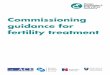 Commissioning guidance for fertility treatment - hfea.gov.uk · Commissioning guidance for fertility treatment 4 Why commission fertility treatment? Infertility is a recognised medical