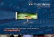 Transportable screens Dragonfly - Multivision · PDF fileThe Dragonfly is the new generation of multi-format screens thanks to its pantograph system and its horizontal opening. û