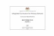 Integrated Curriculum for Primary Schools · Integrated Curriculum for Primary Schools Curriculum Specifications MATHEMATICS YEAR 3 Curriculum Development Centre Ministry of Education