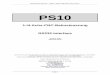 PS10 - bretzel-gmbh.de · Dokumentation PS10-CNC RS232-Interface Seite 3 1 Allgemein In der PS10-CNC ist standardseitig immer eine RS232-Schnittstelle implementiert über die die