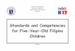 Standards and Competencies - deped.gov.ph · integrative, thematic, collaborative, inquiry–based, and reflective teaching in play-based approaches with application of the Developmentally