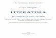LITERATURA - svit.gov.uasvit.gov.ua/download/Literatura_5_rum_2018.pdf · arhitectura, coregrafia, cinematografia şi teatrul. Arta este o form a activitii umane, prin care se asigur