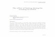 The effect of batting during the evening in - Batting during the evening in...The effect of batting