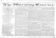 S'collections.mun.ca/PDFs/morncourier/MorningCourier18520728.pdf · " ,rtl ' ..• o o bccounU.f tho English churches und sorvicl . rn tho thnt' inoxprossilrlu lr.uuofit,uud tuoroforo