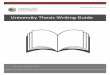 University Thesis Writing Guide - csueastbay.edu · No. 13, "Requirements for Charts, Figures, Graphs, Tables, etc." Appendices may also include original items in different fonts