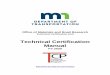 Technical Certification Manual · PDF filePage 5 INTRODUCTION The Technical Certification Unit developed this handbook to help you better understand the MnDOT Technical Certification