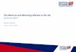 The Marinas and Moorings Market in the UK Summer 2017 · additional research into boating ownership, participation and activity trends. This marina and moorings sector report is published