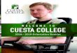 TABLE OF CONTENTS - cuesta.edu · CUESTA COLLEGE | 2018 - 2019 WELCOME BOOKLET 3 The following is a list of Cuesta College Certificates of Achievement (C.A.) and Certificates of Specialization