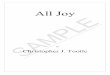All Joy - Engraved - gpgmusic.com · All Joy While contemplating an appropriate title, I remembered one of my favorite childhood Bible verses: My brethren, count it all joy when ye