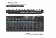 14-Channel Compact Mixer OWNER’S MANUAL - mackie.com RESOURCES/MANUALS/Owner… · 1402vlz4 owner’s manual 14-channel compact mixer caution : to reduce the risk of fire replace