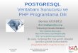 POSTGRESQL - Seminer Çalışmaları | Linux ... · 06 Eylül 2003 Istanbul Linux Kullanıcıları Derneği Düzenli Seminerleri POSTGRESQL Veritabanı Sunucusu ve PHP Programlama